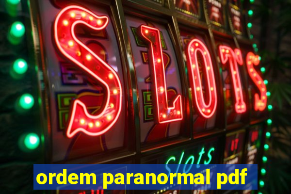 ordem paranormal pdf